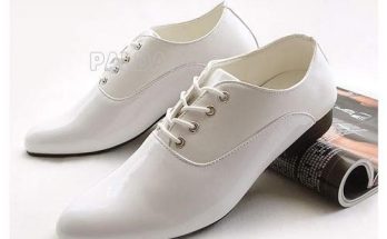 cách làm sạch giày da trắng