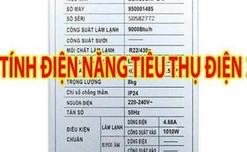 tìm hiểu các công thức tính điện năng tiêu thụ điện của các đồ vật