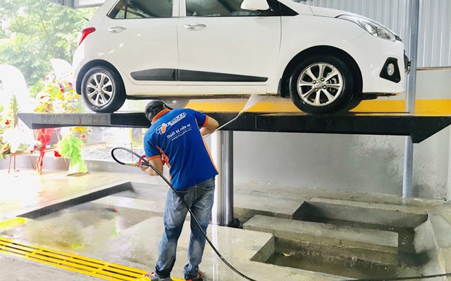 Cầu nâng rửa xe thiết bị hiện đại cho gara sửa xe