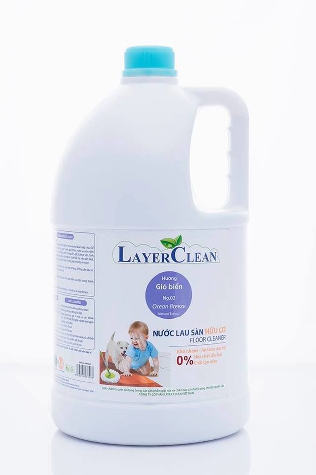 Nước lau sàn nhà mùi quế Layer Clean