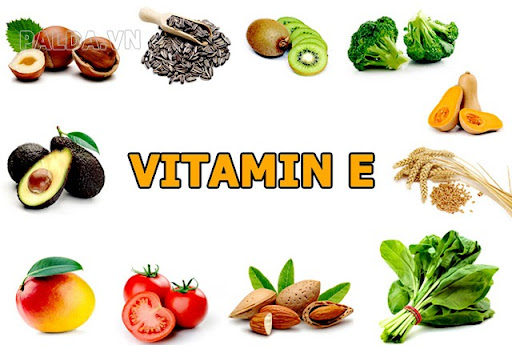 bổ sung vitamin E bằng các loại hạt, rau, củ quả