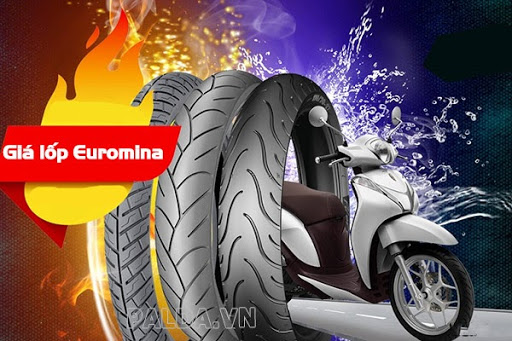 Giá lốp không săm Euromina có nhiều mức khác nhau