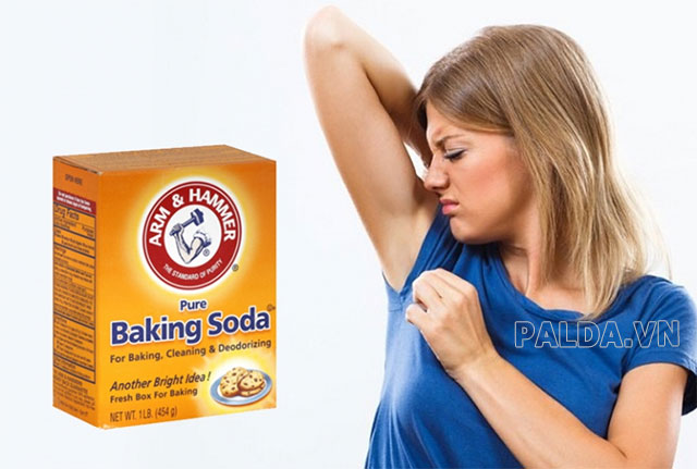 Khử mùi cơ thể với baking soda