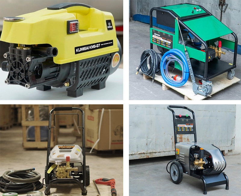 Máy rửa xe hiện đại - Giải pháp kinh tế lâu dài