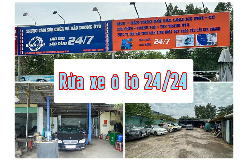 Tìm hiểu các tiệm rửa xe máy 24/24 TPHCM, rửa ô tô 24/24