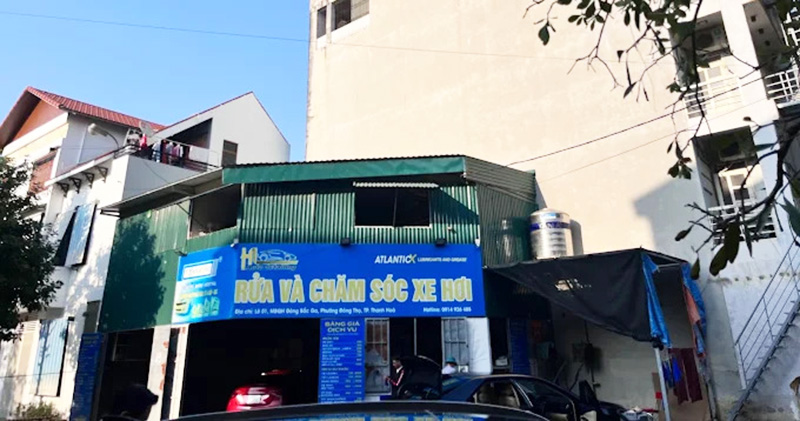 Rửa xe ô tô Thanh Hóa HLauto