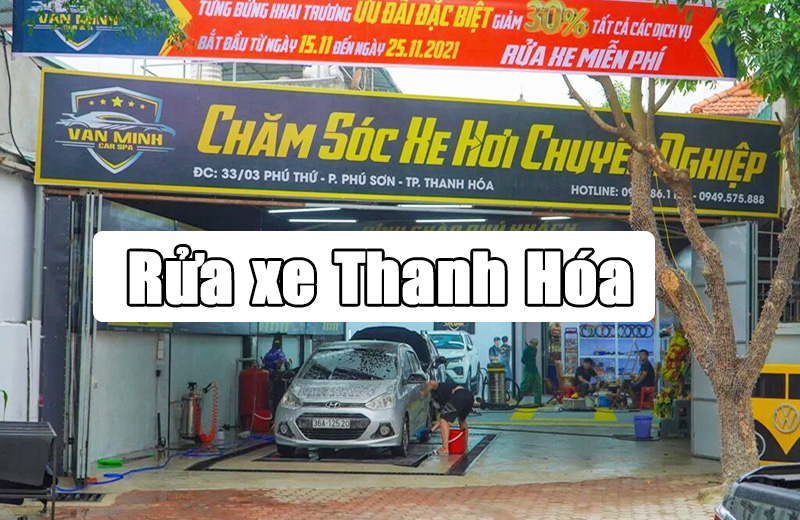 Tìm hiểu về rửa xe tại Thanh Hóa